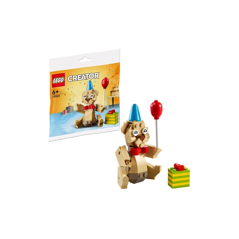 LEGO 30582 BIRTHDAY BEAR BUON COMPLEANNO