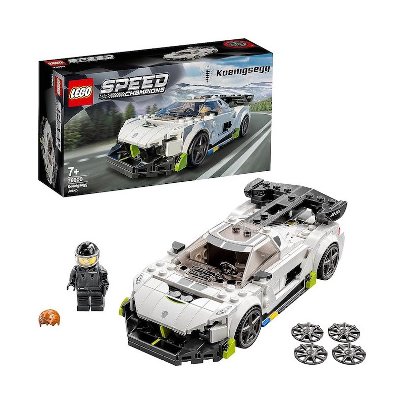 LEGO 76900 SPEED CHAMPIONS KOENIGSEGG JESKO - AUTO SPORTIVA CON MINIFIGURE DEL PILOTA