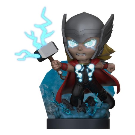 MARVEL SUPERAMA MINI DIORAMA THOR GOD MODE (BLACK LIGHT) EXCLUSIVE FIGURE DA 10 CM