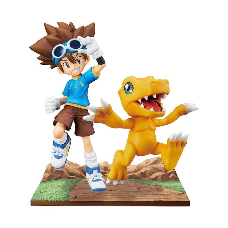 TAICHI E AGUMON DIGIMON ADVENTURE FIGURE BANPRESTO DA 15 CM