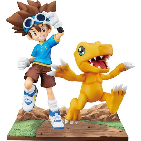 TAICHI E AGUMON DIGIMON ADVENTURE FIGURE BANPRESTO DA 15 CM