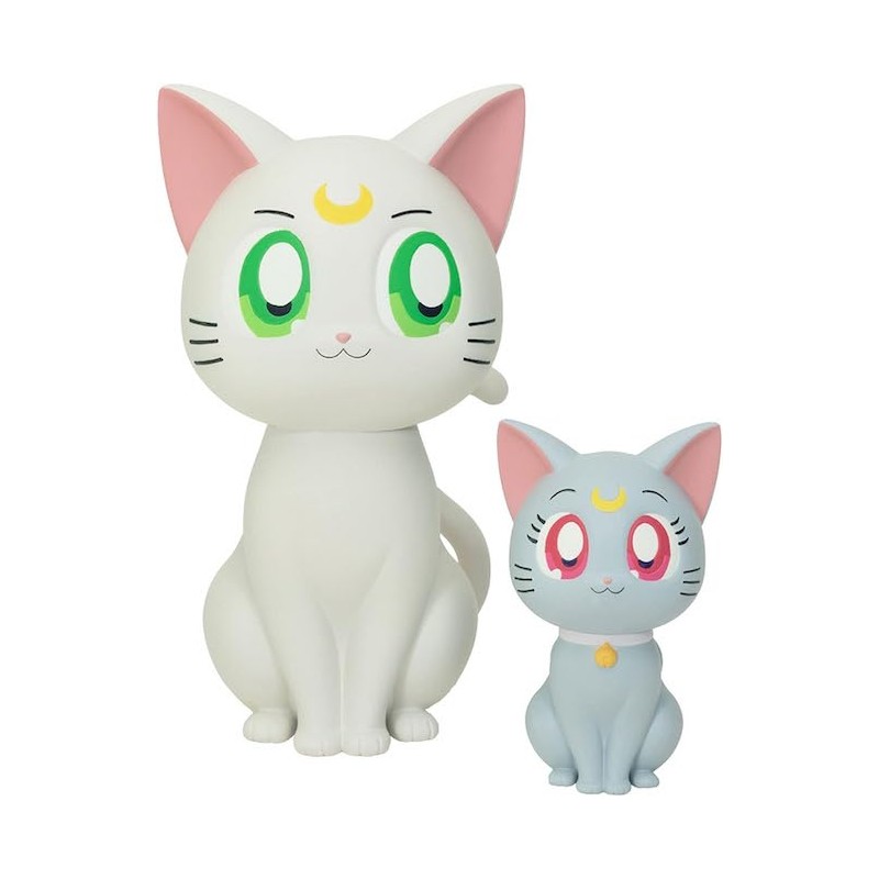 PRETTY GUARDIAN SAILOR MOON COSMOS THE MOVIE - BANPRESTO SOFVIMATES - ARTEMIS E DIANA DA 15 CM