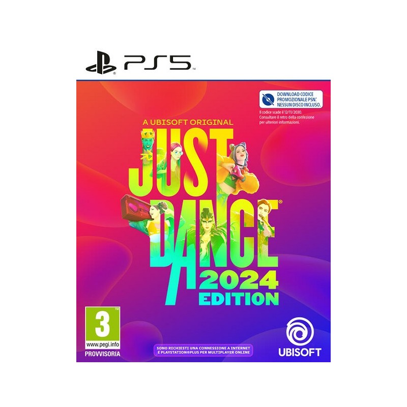 JUST DANCE 2024 EDITION PER PS5 NUOVO - SOLO CODICE DI DOWNLOAD