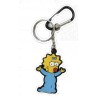 PORTACHIAVE MAGGIE SIMPSON IN GOMMA CON MOSCHETTONE