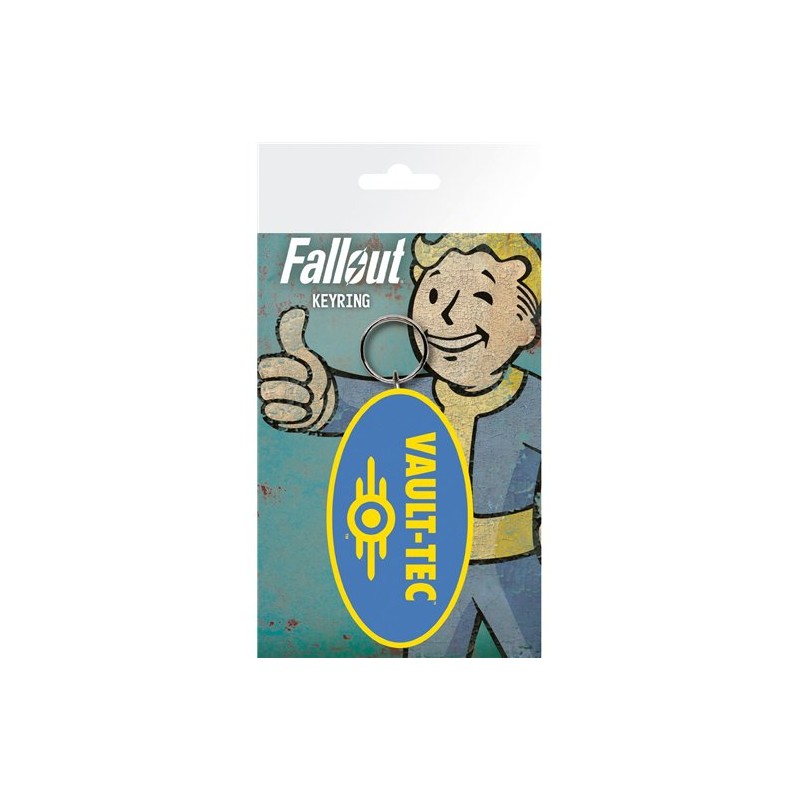 PORTACHIAVE VAULT-TEC DI FALLOUT 4 IN GOMMA