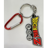 PORTACHIAVE DRAGON BALL LOGO CON MOSCHETTONE