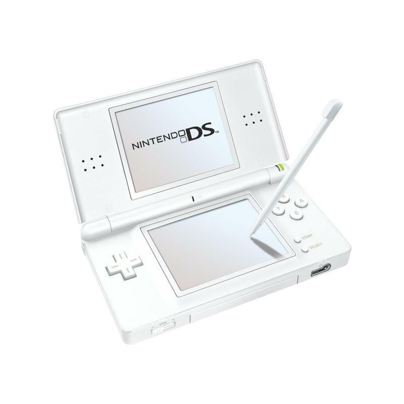 NINTENDO DS LITE BIANCO + CARICA BATTERIE - CONSOLE USATA