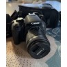 CANON EOS 700D + BORSA TRACOLLA PER TRASPORTO - FOTOCAMERA REFLEX USATA COME NUOVA