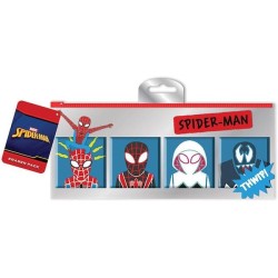 SET DA 4 GOMME DI SPIDERMAN MARVEL