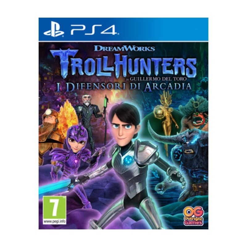 TROLLHUNTERS DI GUILLERMO DEL TORO I DIFENSORI DI ARCADIA PER PS4 NUOVO