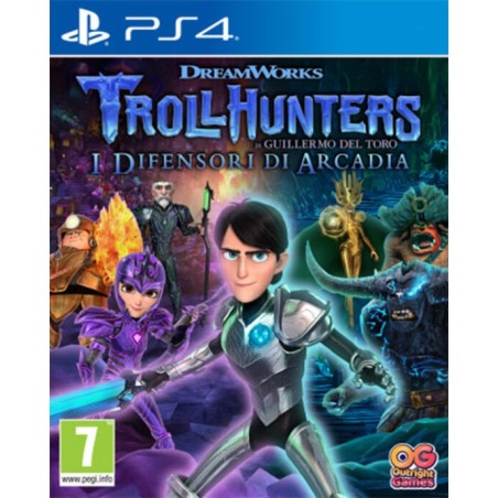 TROLLHUNTERS DI GUILLERMO DEL TORO I DIFENSORI DI ARCADIA PER PS4 NUOVO