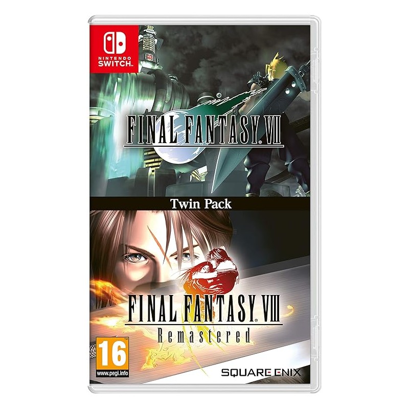 FINAL FANTASY VII & VIII REMASTERED TWIN PACK PER NINTENDO SWITCH NUOVO