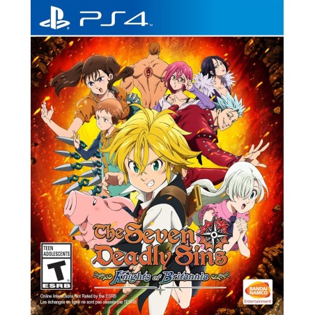 THE SEVEN DEADLY SINS KNIGHTS OF BRITANNIA PER PS4 NUOVO