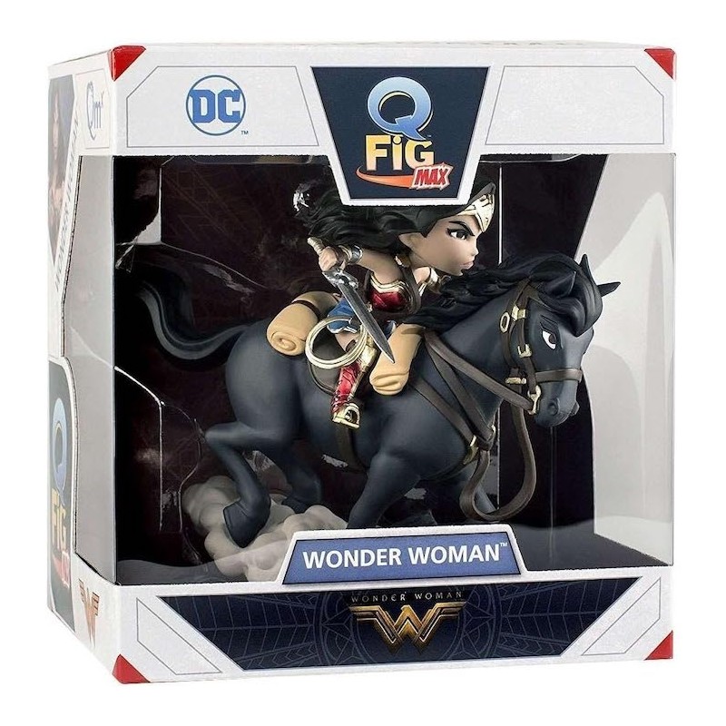 QUANTUM MECHANIX FIGURE MAX WONDER WOMAN CON CAVALLO 8 CM Q-FIG