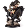 QUANTUM MECHANIX FIGURE MAX WONDER WOMAN CON CAVALLO 8 CM Q-FIG