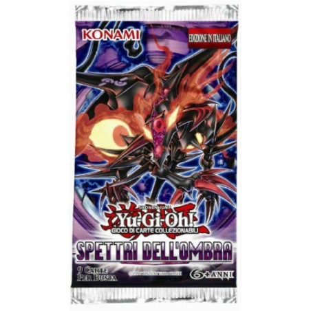 SPETTRI DELL'OMBRA BUSTINA DI YU-GI-OH DA 9 CARTE ITALIANE