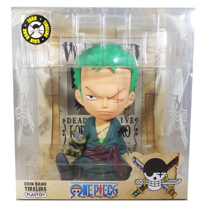 SALVADANAIO RORONOA ZORO DI ONE PIECE PLASTOY