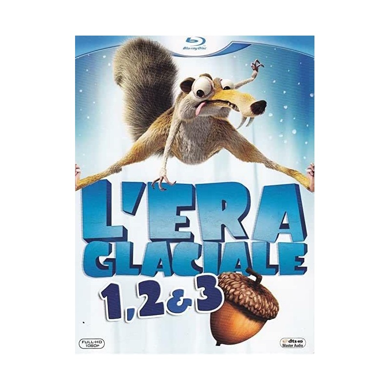 L'ERA GLACIALE 1, 2 E 3 LA TRILOGIA COMPLETA BLU-RAY