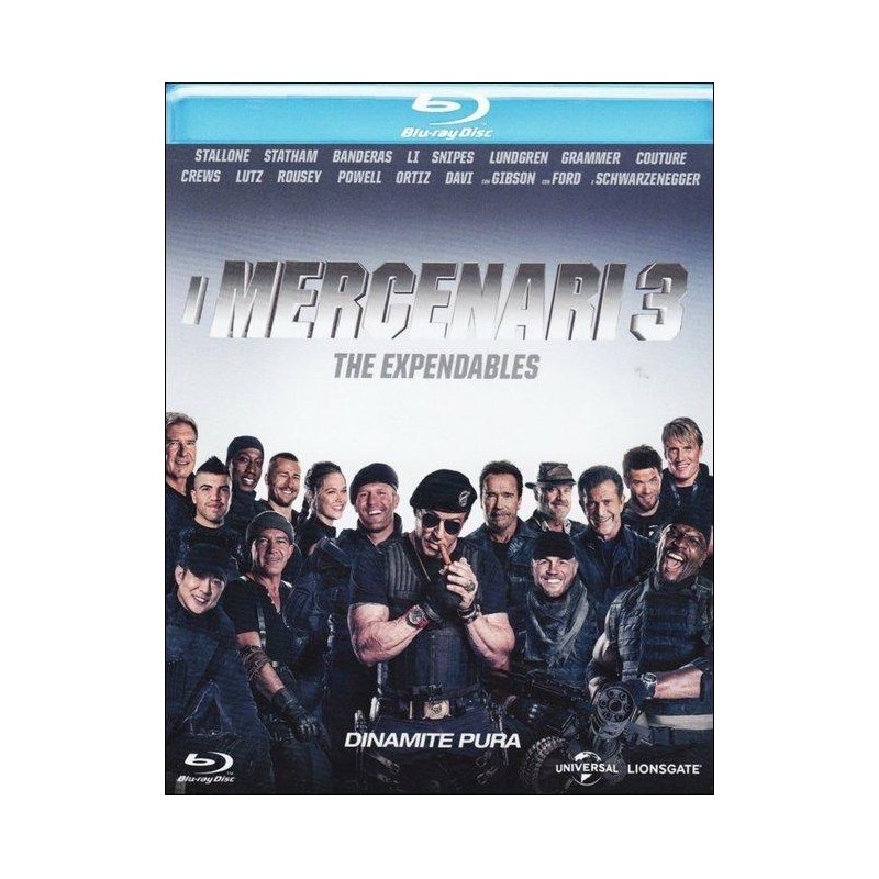 I MERCENARI 3 THE EXPENDABLES BLU-RAY