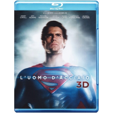 L'UOMO D'ACCIAIO 3D BLU-RAY USATO