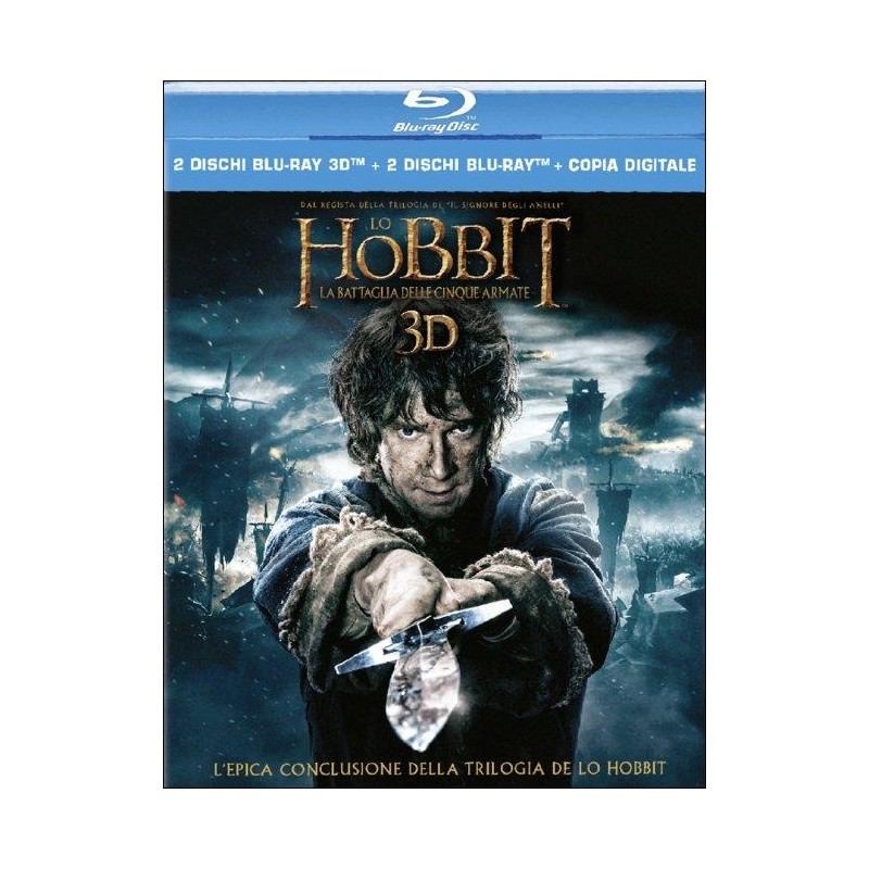 LO HOBBIT LA BATTAGLIA DELLE CINQUE ARMATE BLU-RAY USATO