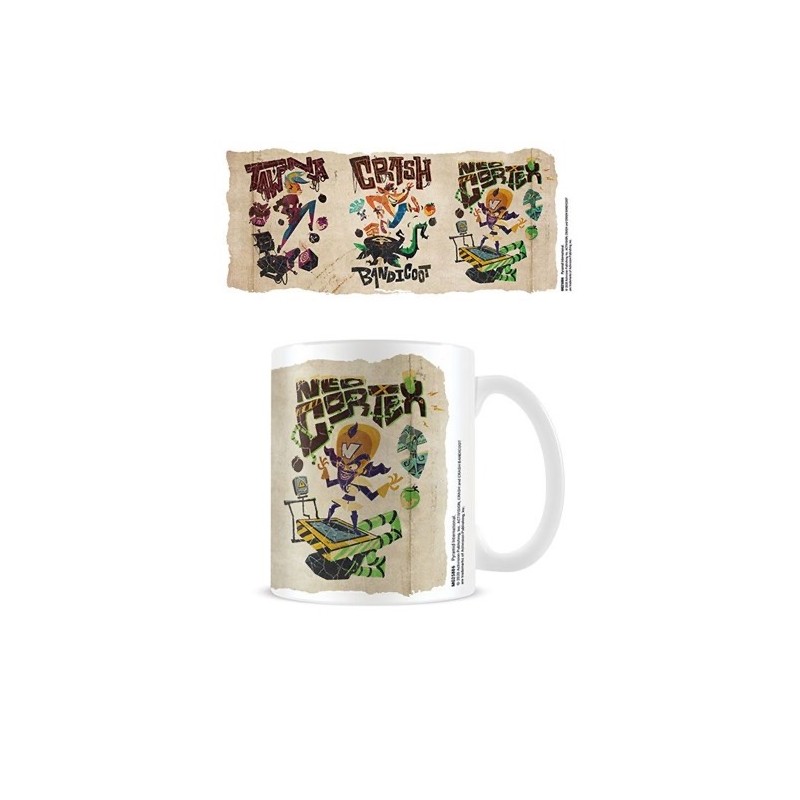 TAZZA CRASH BANDICOOT 4 NUOVO