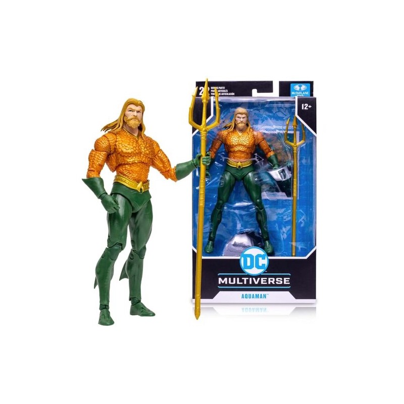 AQUAMAN SUPERBOY PRIME DC MULTIVERSE ACTION FIGURE DI 18 CM DC COMICS