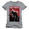 T-SHIRT BATMAN ARKHAM CITY OBEY ORDER PRODOTTO UFFICIALE TAGLIA S