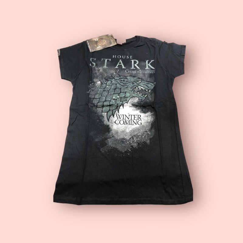 T-SHIRT GAME OF THRONES CASATA STARK TAGLIA M