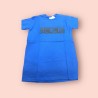 T-SHIRT LOGO ONE PIECE BLU TAGLIA S