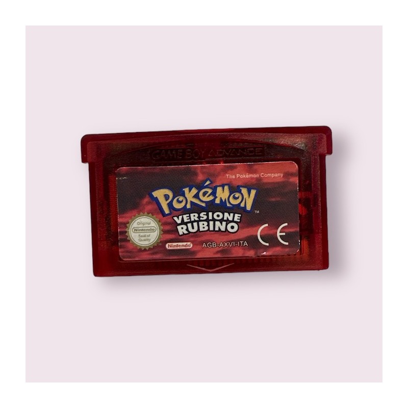 POKEMON VERSIONE RUBINO PER GAMEBOY ADVANCE USATO