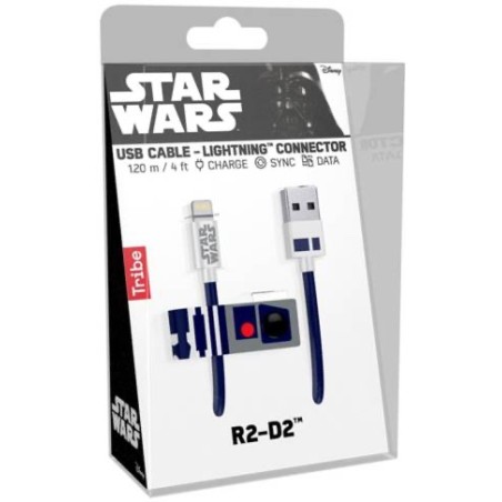 CAVO USB LIGHTNING PER IPHONE IN VERSIONE R2-D2 DI STAR WARS