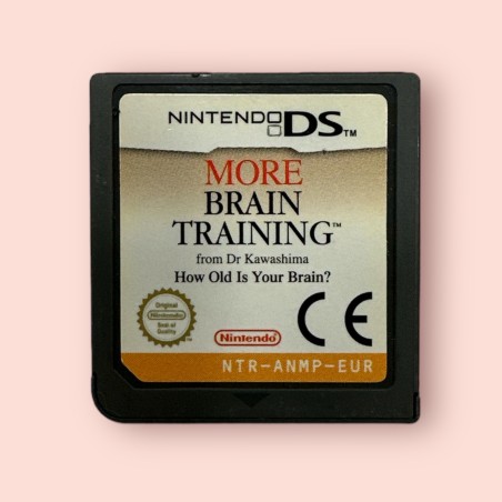 MORE BRAIN TRAINING FROM DR KAWASHIMA HOW OLD IS YOUR BRAIN PER NINTENDO DS USATO