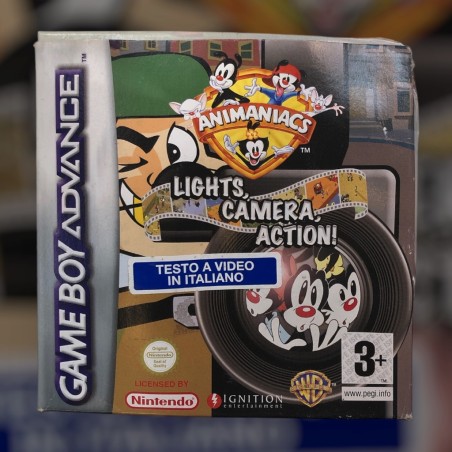 ANIMANIACS LIGHTS, CAMERA, ACTION! PER GAMEBOY ADVANCE USATO