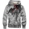 FELPA SPIDER-MAN HOODIE CROUCHING TAGLIA S COLOR GRIGIA