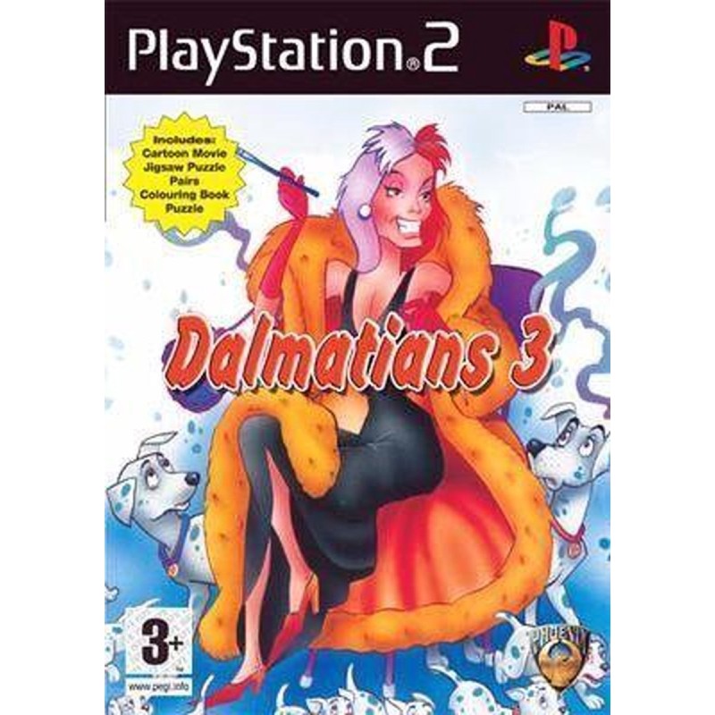 DALMATIANS 3 PER PS2 NUOVO