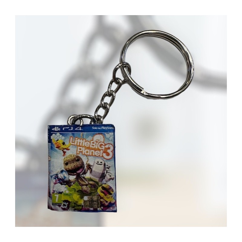 PORTACHIAVE REPLICA CUSTODIA LITTLE BIG PLANET 3 DI PS4