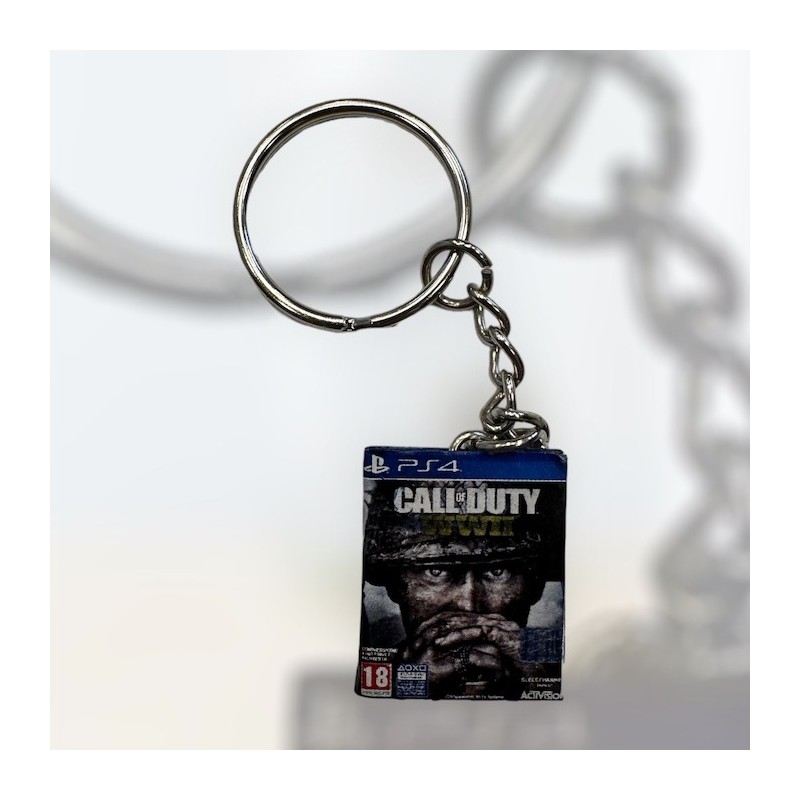 PORTACHIAVE REPLICA CUSTODIA CALL OF DUTY WORLD WAR II DI PS4