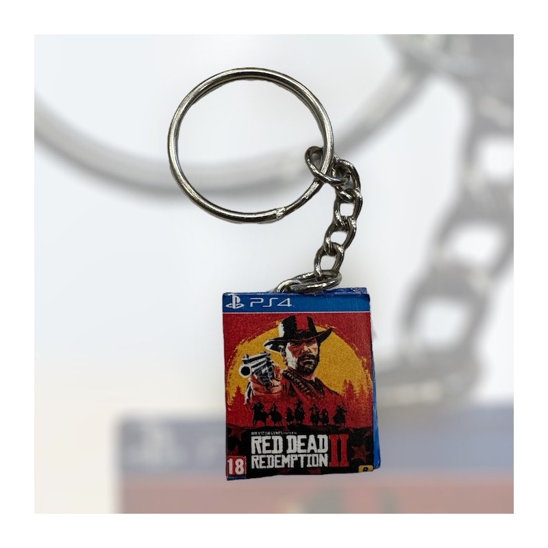 PORTACHIAVE REPLICA CUSTODIA RED DEAD REDEMPTION 2 DI PS4