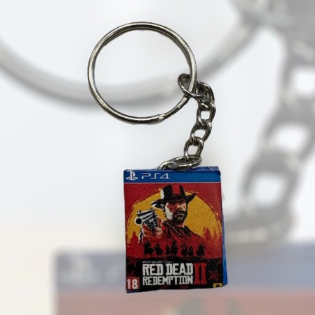 PORTACHIAVE REPLICA CUSTODIA RED DEAD REDEMPTION 2 DI PS4