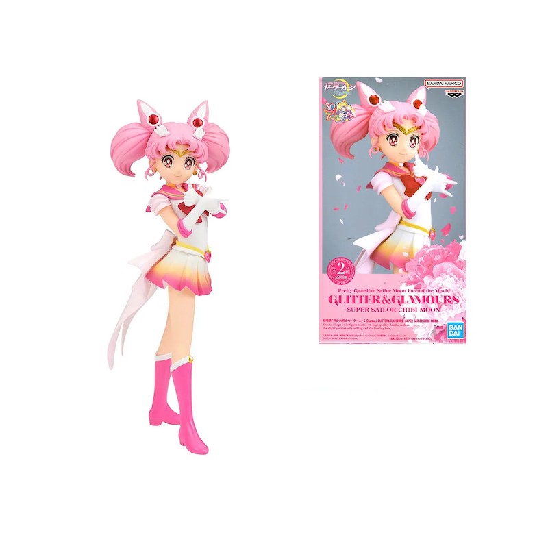 SAILOR MOON ETERNAL SUPER SAILOR CHIBI MOON GLITTER & GLAMOURS B BANPRESTO