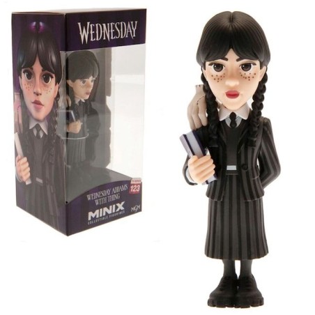 WEDNESDAY ADDAMS WITH THING - MERCOLEDI E MANO MINIX FIGURE