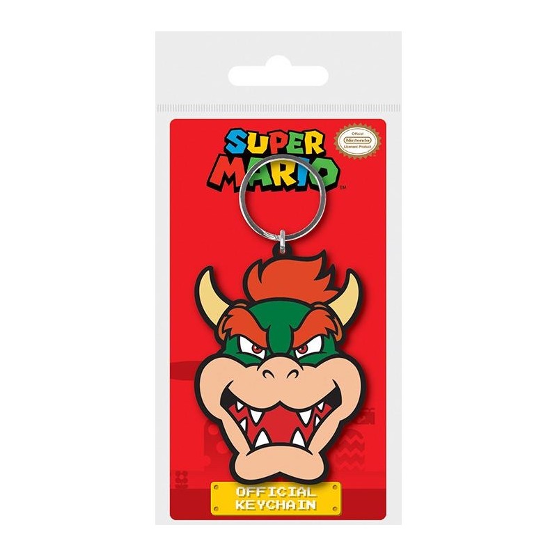 PORTACHIAVE BOWSER DI SUPER MARIO IN GOMMA