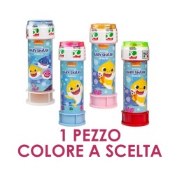 BABY SHARK BOLLE DI SAPONE - 1 PEZZO CON COLORE A SCELTA