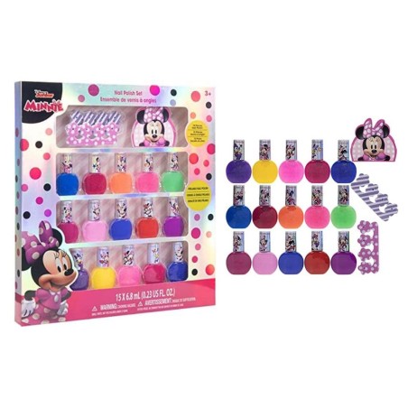 DISNEY MINNIE SET SMALTI PER UNGHIE 15 PEZZI