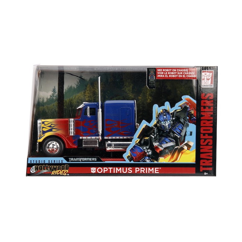 OPTIMUS PRIME TRUCK HOLLYWOOD RIDES IN SCALA 1:24 JADA DIE CAST