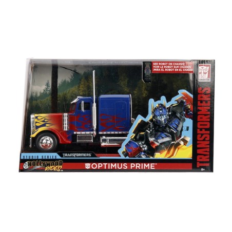 OPTIMUS PRIME TRUCK HOLLYWOOD RIDES IN SCALA 1:24 JADA DIE CAST