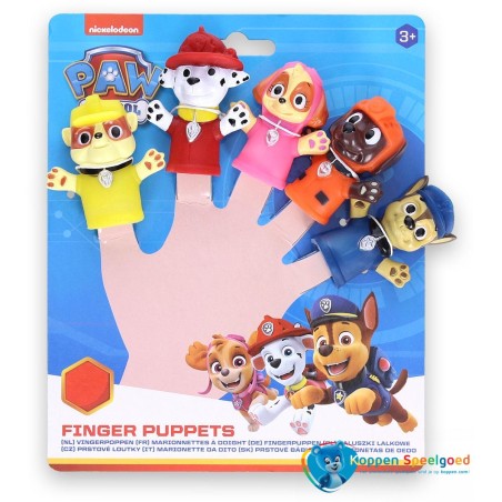 PAW PATROL MARIONETTE DA DITO 16X20CM