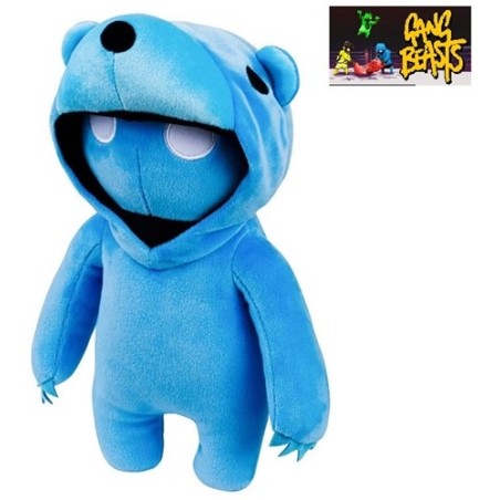 PELUCHE GANG BEASTS STETCHY BLU KIGU 25CM