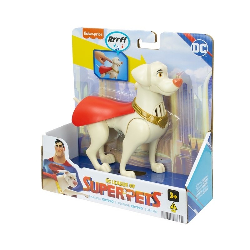 KRYPTO DC LEAGUE OF SUPER-PETS CON SUONI FISHER-PRICE 20CM